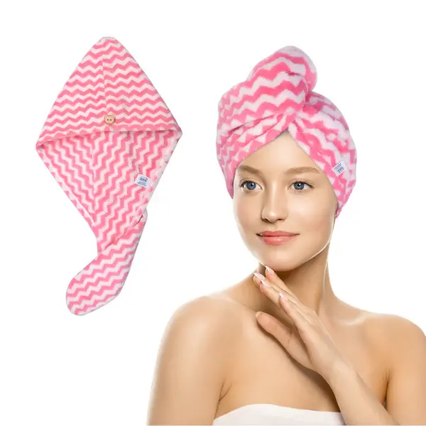 Magic Hair Warp Towel – Lightweight Microfiber Quick-Dry Hair Wrap (60G) 1