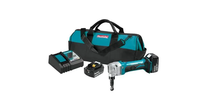 Makita Xnj01T 18V Lxt 16-Gauge Nibbler Kit – Sheet Metal Cutting Tool 1