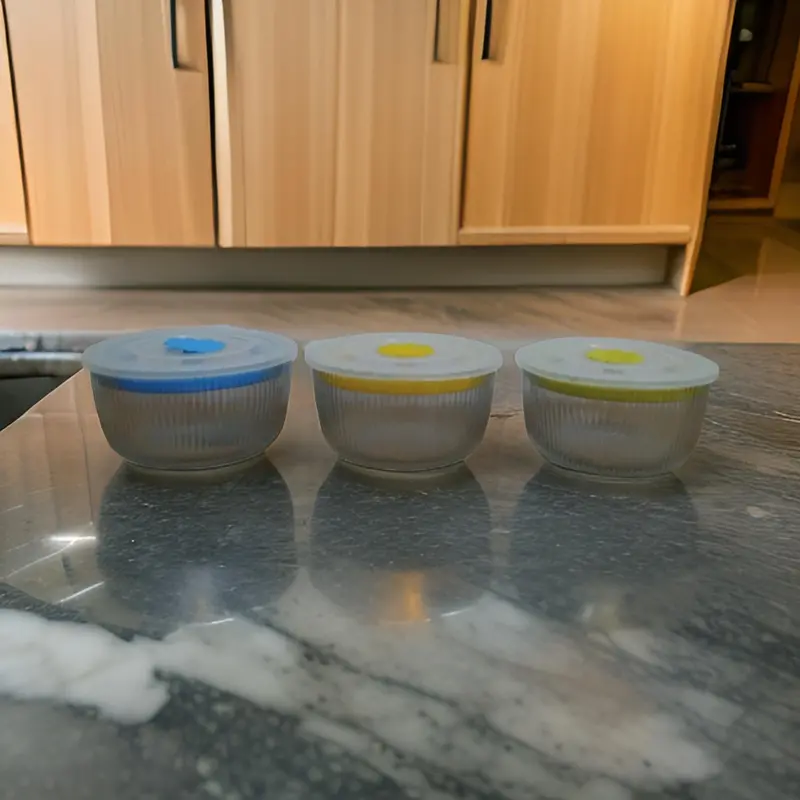 Merlin Am3062 Exclusive Small Glass Jar Set With Snap-On Plastic Lids – Versatile Storage Solution 1