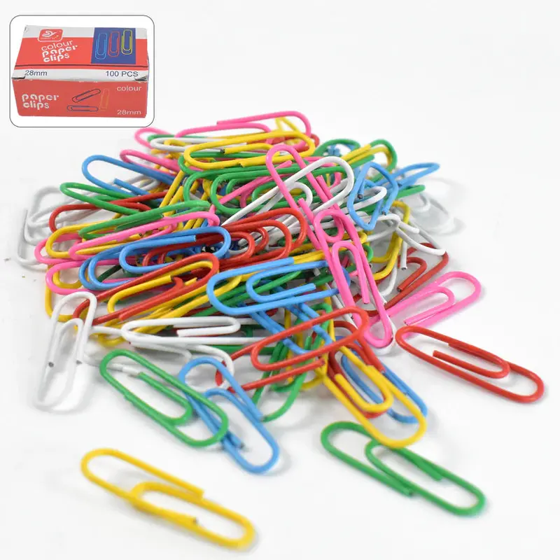 Metal U-Shaped Paper Clips – 28Mm Office & Craft Supplies (100-Piece Pack) 1
