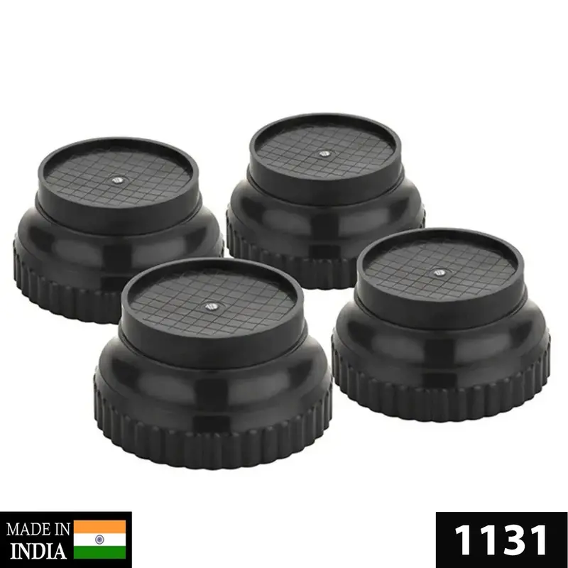 Modular Round Plastic Furniture Legs – 4-Piece Adjustable Table & Cabinet Feet 1