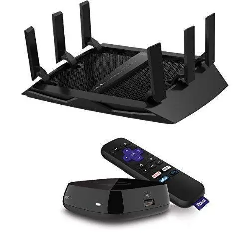 Netgear Nighthawk X6 Ac3200 Tri-Band Router + Roku 2 Streaming Player Bundle (2015 Edition) 1