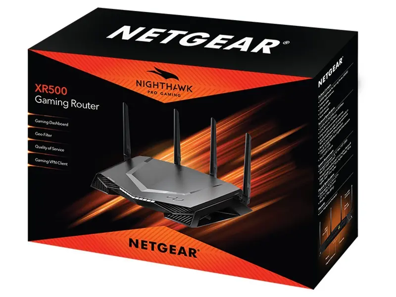 Netgear Xr500 Pro Gaming Wifi Router – Ac2600 Tri-Band, Low-Latency Optimization, 4 Gigabit Ethernet Ports 1
