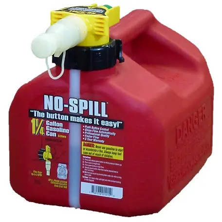 No-Spill 1.25-Gallon Compact Fuel Can 1