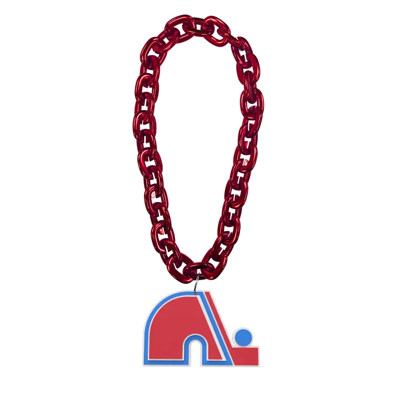 Nordiques Vintage Foam Fan Chain – Retro Hockey Accessory 1