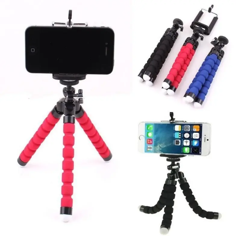 Octopus-Style Mini Tripod Stand With Flexible Legs For Phones And Cameras 1