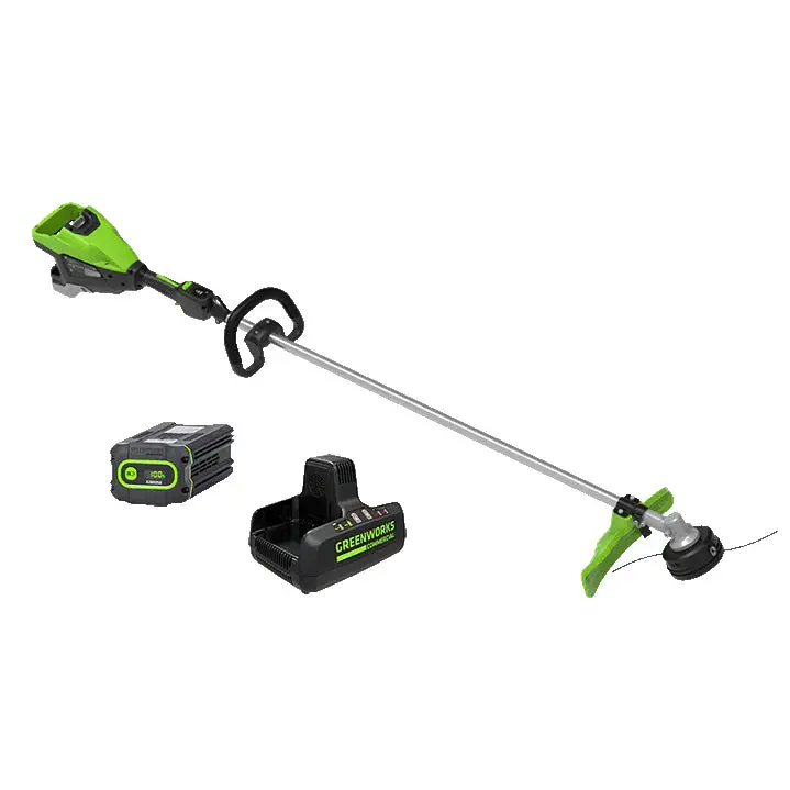Optimus 82V 1.6Kw String Trimmer Kit With 4Ah Battery & Dual-Port Charger 1