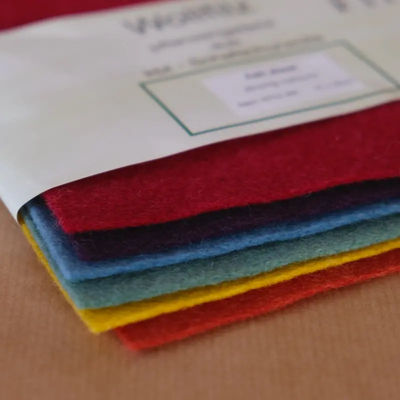 Organic Felt Sheet Pack (6 Pcs, 20×15 Cm, Vibrant Colors) 1