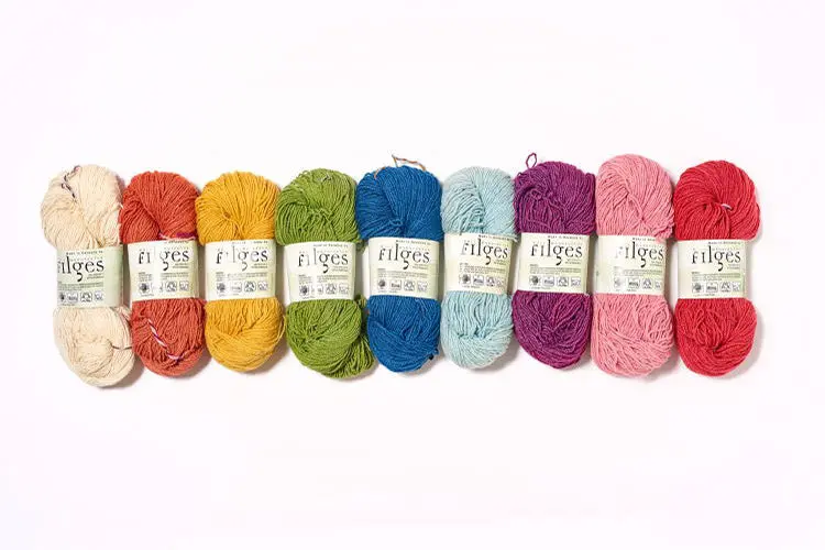 Organic Wool-Silk Blend Yarn – 100G Skein 1