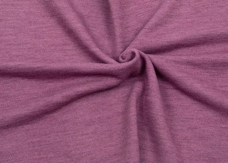 Organic Wool–Silk Terry In Hawthorn Red (Mulesing-Free, Gots-Certified) 1