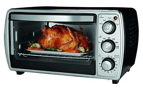 Oster Tssttvcgbk 6-Slice Convection Toaster Oven – Silver Finish 1
