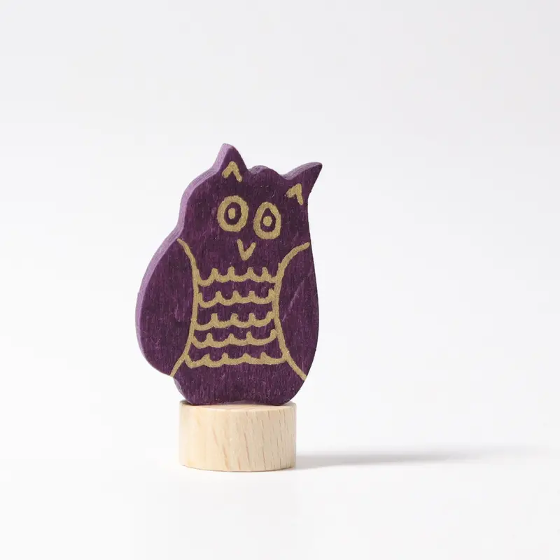 Owl Figure For Birthday Ring Decoration 1