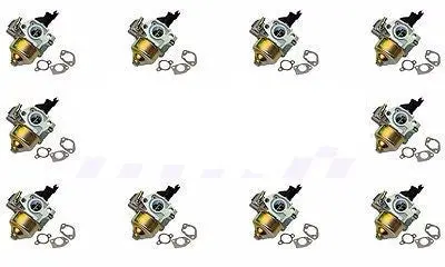 Pack Of 10 Carburetors With 3-Piece Gasket Sets For Honda Gx340 11 Hp Engine 1