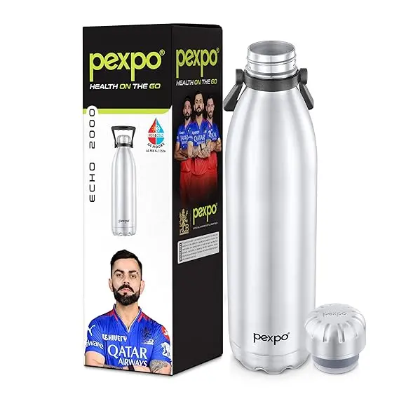 Pexpo Echo Large-Capacity Insulated Stainless Steel Bottle – 2000 Ml 1