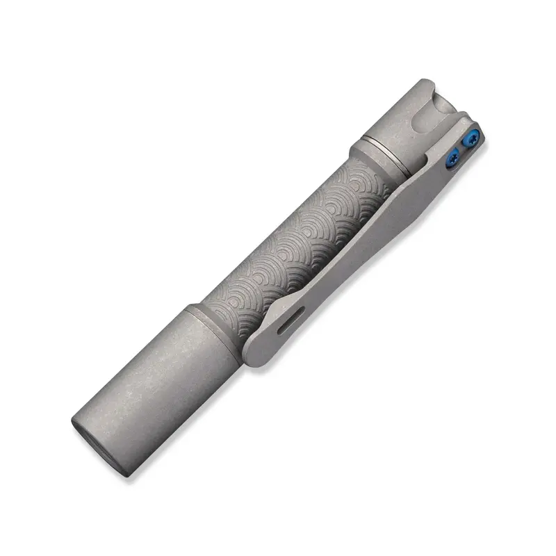 Pineapple Mini Mk3 – Titanium Seigaiha Textured Flashlight 1