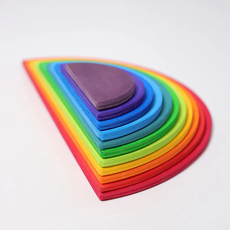 Rainbow Half-Circle Wooden Pieces 1