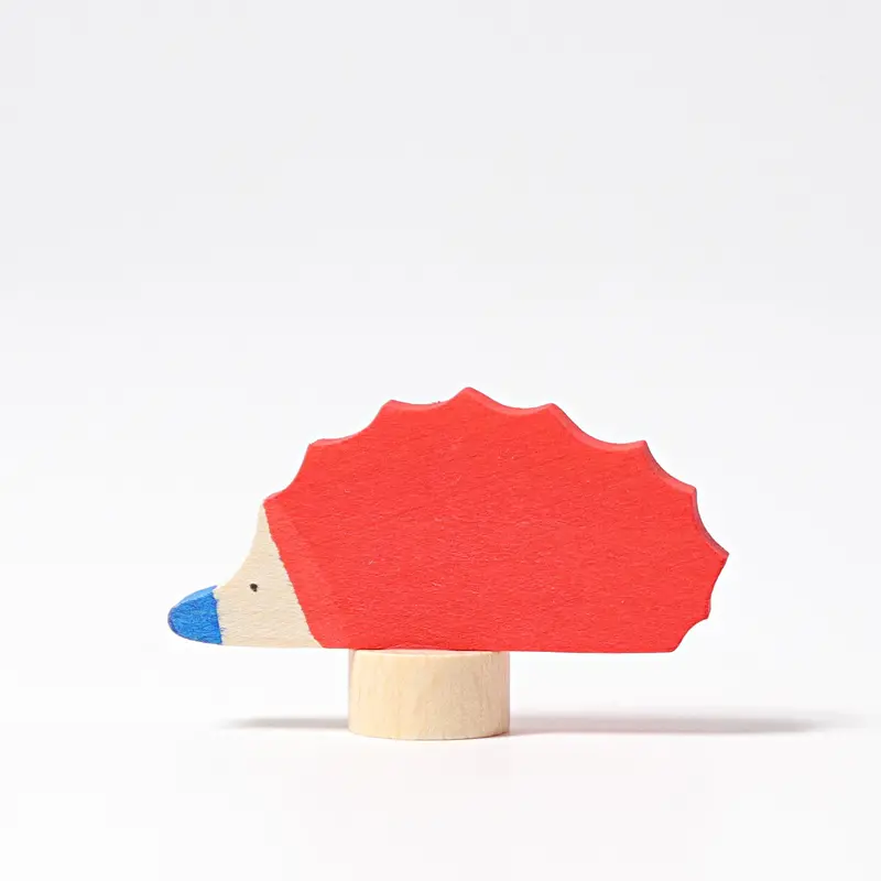 Red Hedgehog Birthday Ring Ornament 1