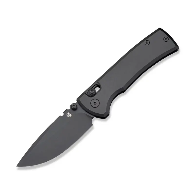 Redencion Street X-Lock Flipper – Blackout Aluminum Frame With Drop Point Cutting Edge 1
