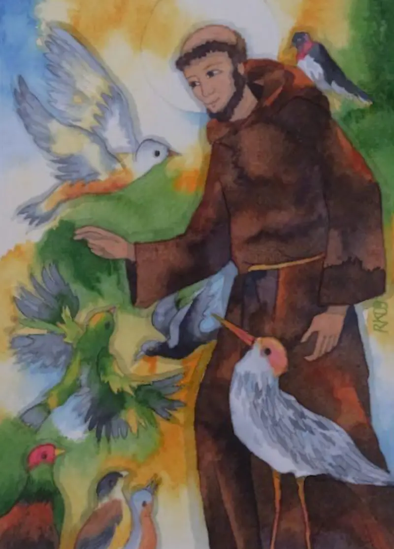 Saint Francis Of Assisi Art Print 1