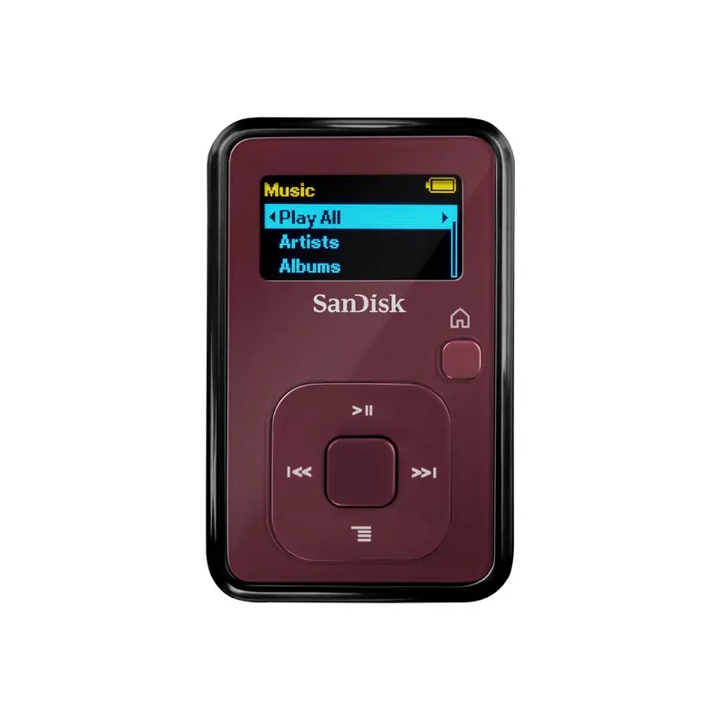 Sandisk Sansa Clip+ 4Gb Mp3 Player – Compact Red Digital Audio Device (Discontinued) 1
