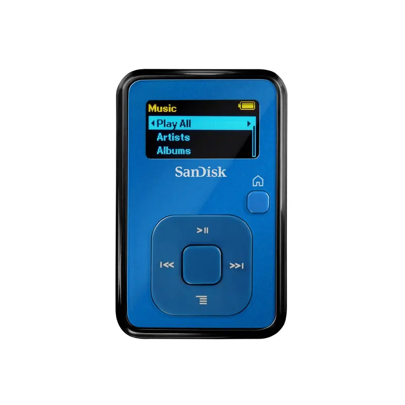 Sandisk Sansa Clip+ 4Gb Mp3 Player – Portable Blue Music Player (Discontinued) 1