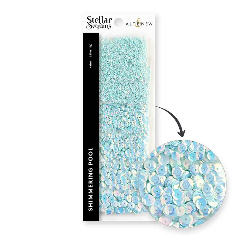 Shimmering Pool Stellar Sequins 1