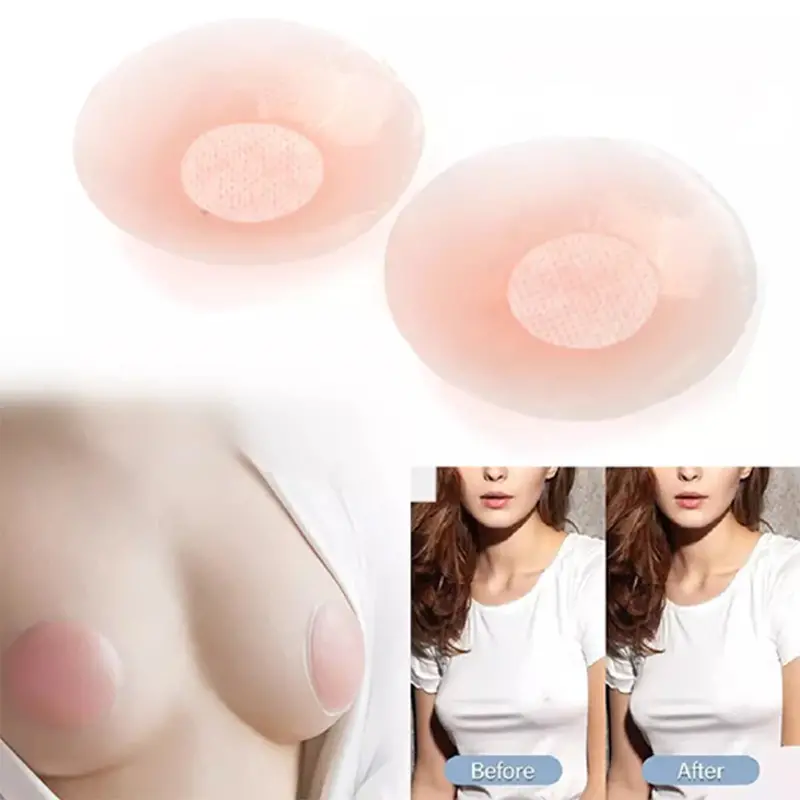 Silicone Nipple Covers – Reusable, Sticky Breast Pasties For Seamless Under-Clothing Coverage 1
