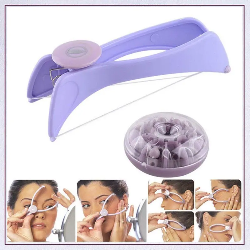 Slique Manual Threading Tweezer Kit – Painless Facial & Body Hair Removal System 1