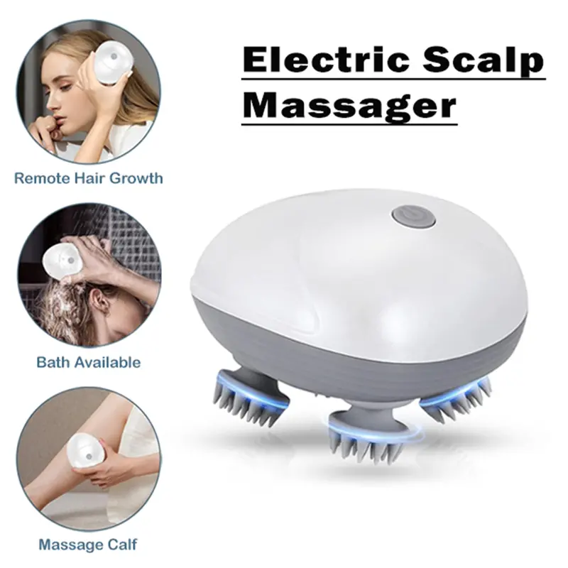 Smart Portable Head Massager – Scalp Stimulator For Hair Health, Deep Cleansing & Relaxation 1