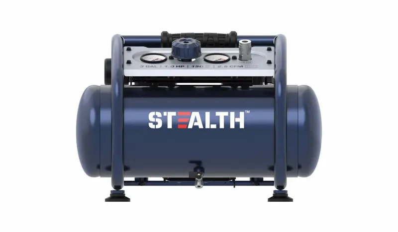 Stealth Quiet Air Compressor — 3-Gallon Compact Unit 1