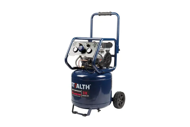 Stealth Quiet Vertical Air Compressor — 12-Gallon Capacity 1