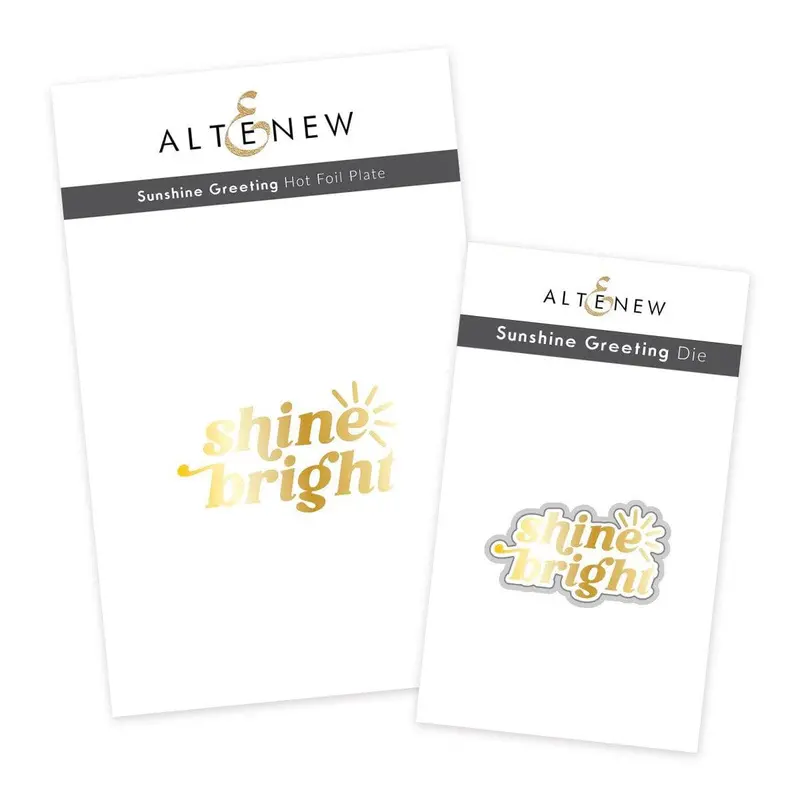 Sunshine-Themed Greeting Card Stamp 1
