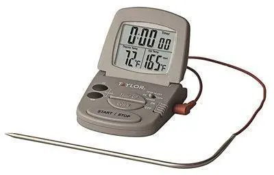 Taylor Classic Digital Oven Thermometer – Dual-Range (-18°C To 200°C), 4-Foot Probe Cable 1