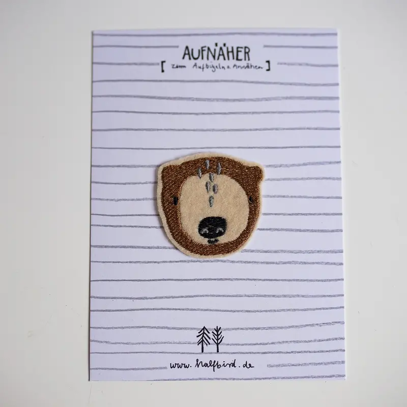 Teddy Bear Iron-On Patch 1