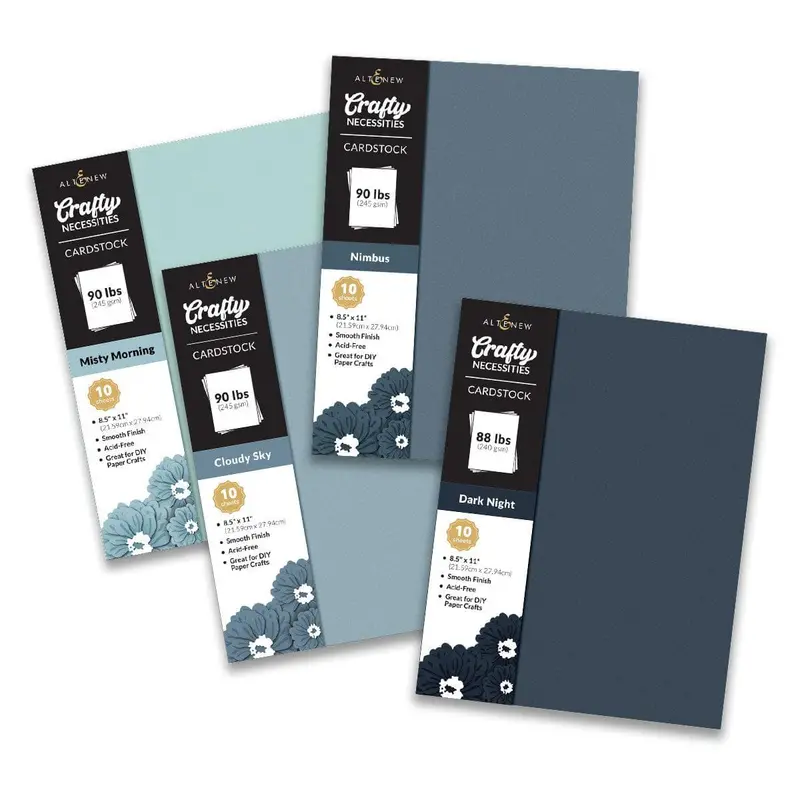 Tranquility-Themed Cardstock Collection By Crafty Necessities 1