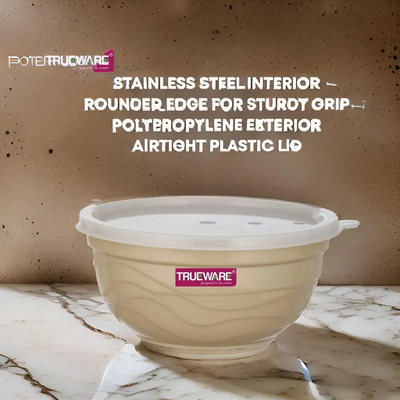 Trueware Am2419 Ultimate Microwave-Safe Serving Bowl – Medium 1400Ml Hybrid Design 1