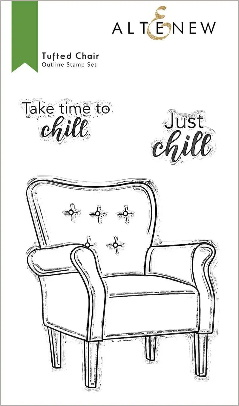 Tufted Armchair Stamp Design 1