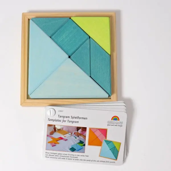 Turquoise Tangram Puzzle Set 1