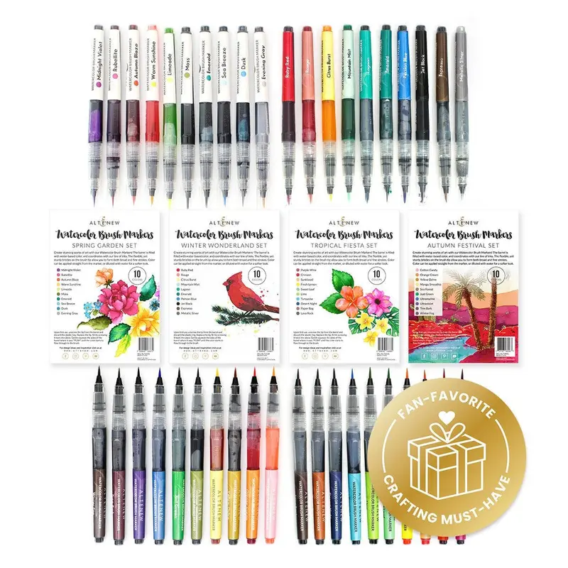 Ultimate Watercolor Brush Marker Collection 1
