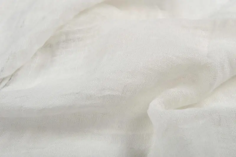 Ultra-Thin Milk-White Linen Fabric 1