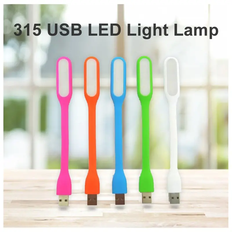 Usb-Powered Led Task Lamp With Flexible Gooseneck Design 1
