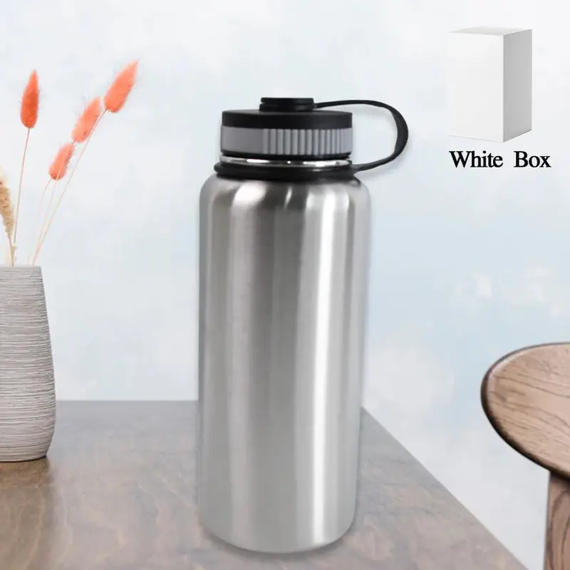 Vacuum-Insulated Stainless Steel Water Bottle – 1000 Ml Double-Wall Thermos (Assorted Colors) 1