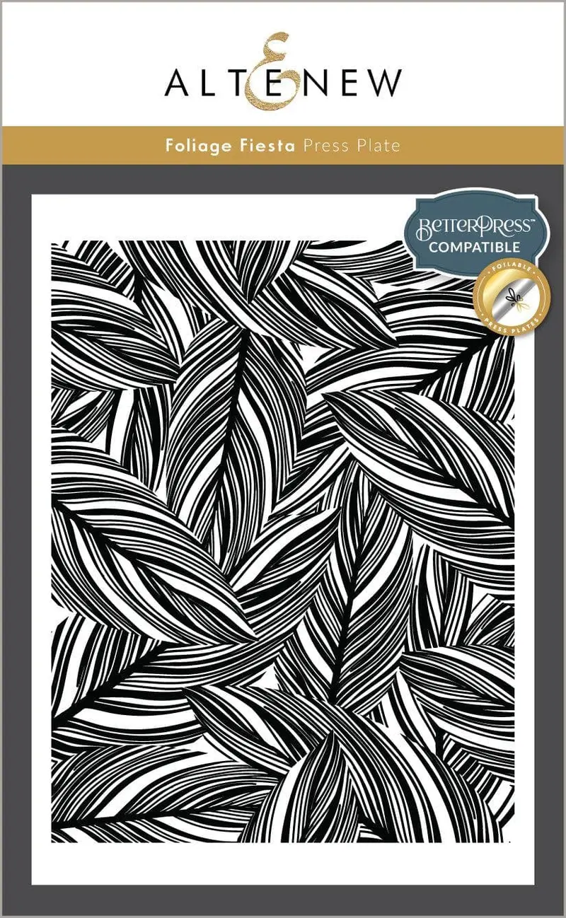 Vibrant Foliage Embossing Plate Collection 1