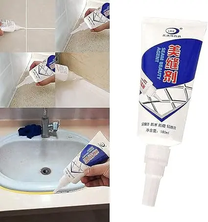 Waterproof Tile Gap Filler – Flexible Grout Repair & Crack Sealer For Floors And Walls 1