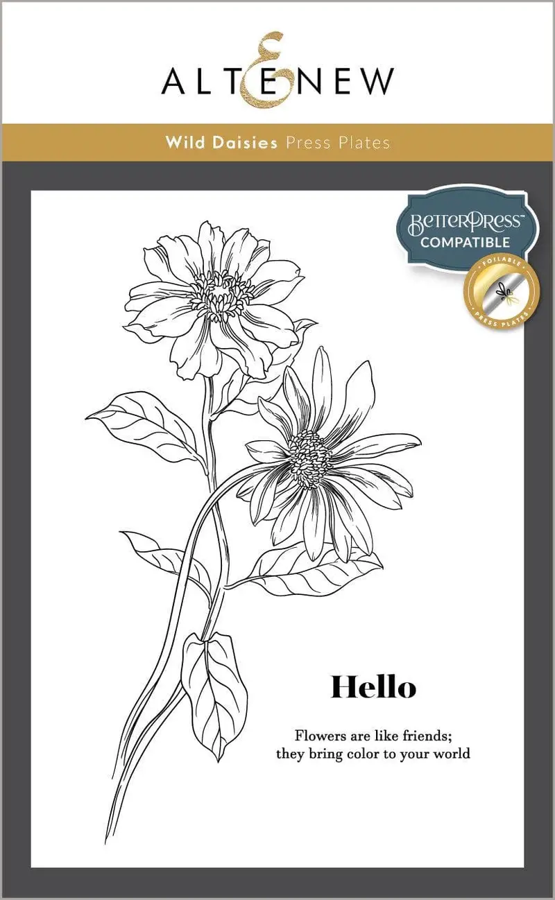 Wild Daisies Press Plate Collection 1