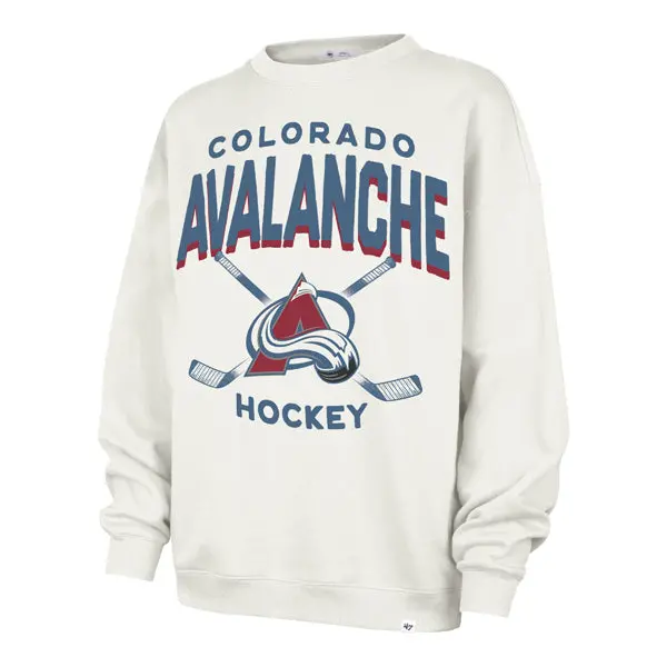 Women’S Colorado Avalanche Cloud Oversized Crewneck Sweatshirt 1