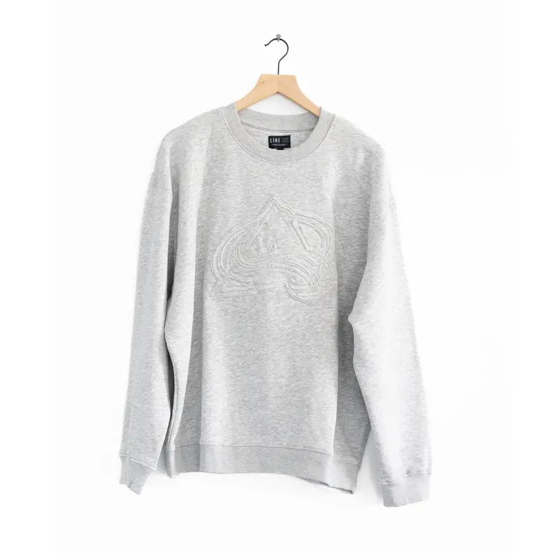 Women'S Colorado Avalanche Line Change Shadow Crewneck Sweatshirt 1