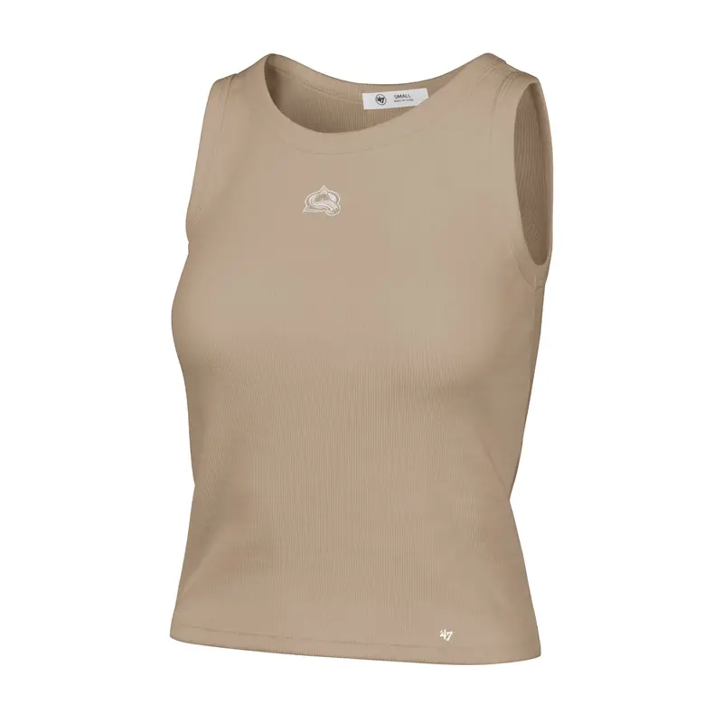 Women’S Colorado Avalanche Skyhook Ribbed Tank Top – Breathable Knit 1