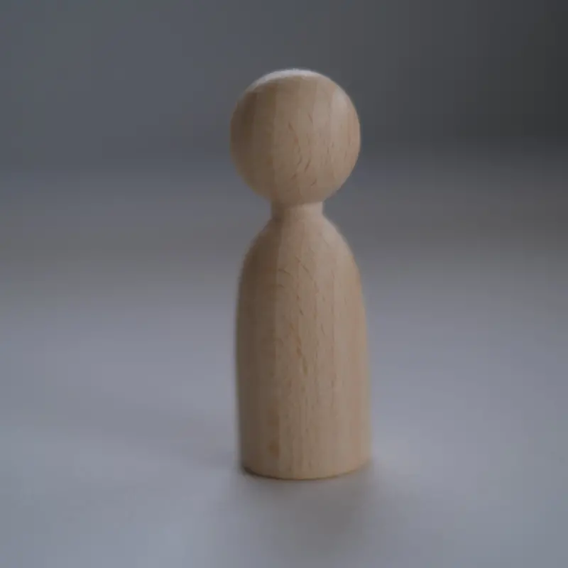 Wooden Finger Puppet (Peg Doll Style) 1