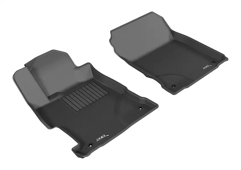 3D Maxpider Kagu All-Weather Floor Mats – Black, 2-Piece Front Set (Model L1Ac00811509) 1